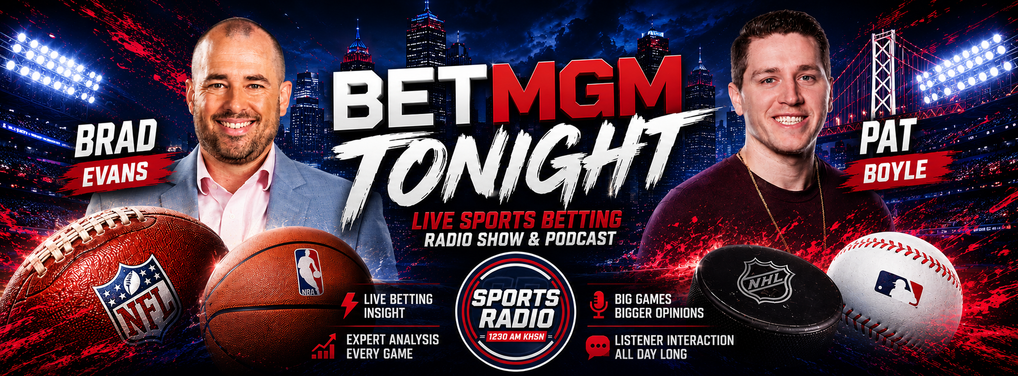 BET MGM Tonight on Sports Radio 1230 AM KHSN