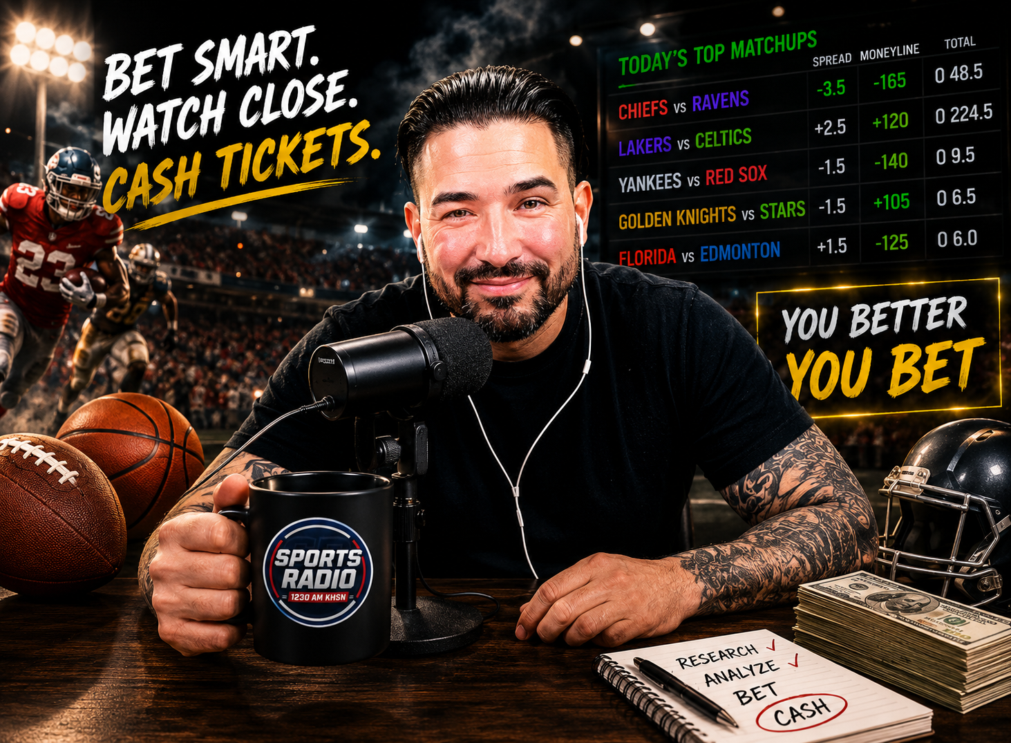 You Better You Bet on Sports Radio 1230 AM KHSN